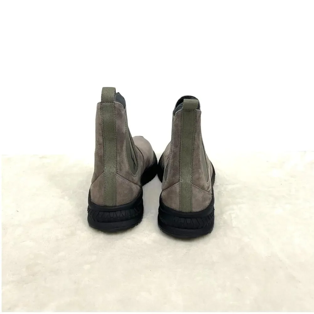 RALPH LAUREN RLX Men's Gray Suede Sock Sneaker Boots 5.5D NIB Dustbag Box